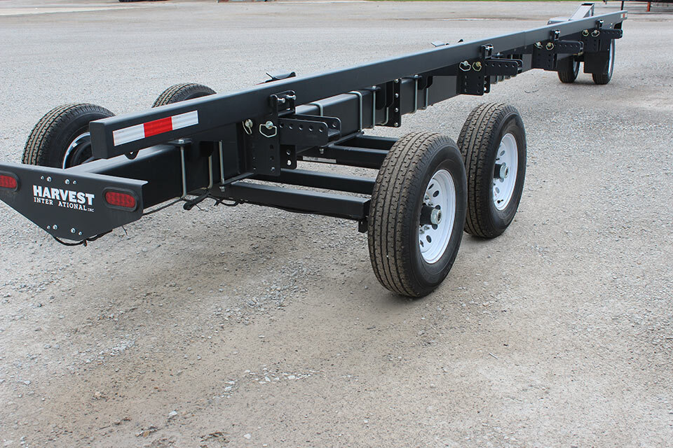 right side view of a Harvest International head cart