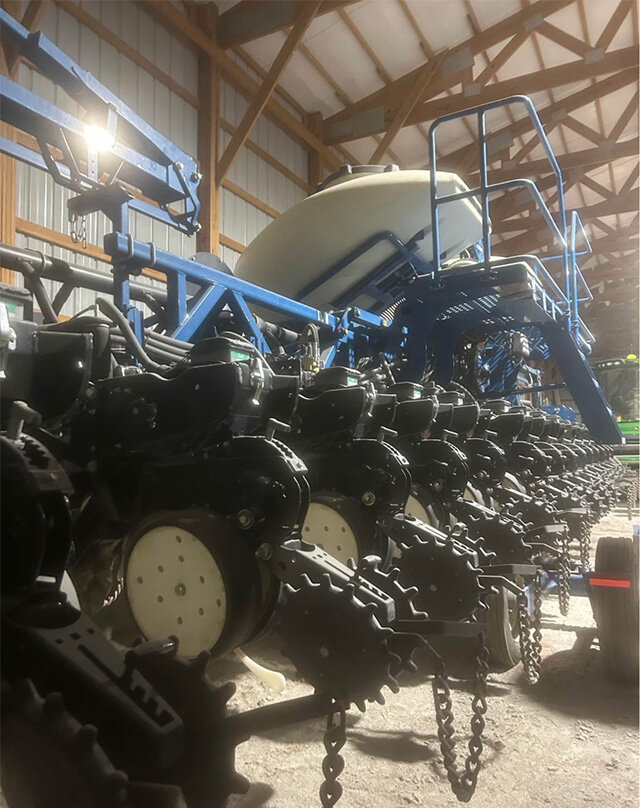 rear view of the Kinze 16 32 planter