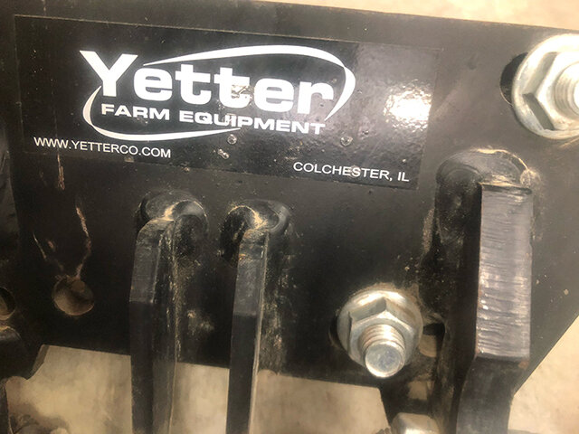 Yetter 30 inch row cleaners equipment item view two